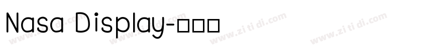Nasa Display字体转换